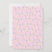 Invitation d'anniversaire Donut (Dos)