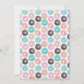Invitation d'anniversaire Donut (Dos)