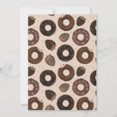 Invitation d'anniversaire Donut Sweet One (Dos)