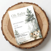 Invitation d'anniversaire d'opossum • Fête mignonn