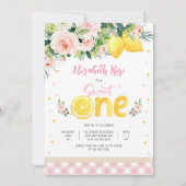 Invitation d'anniversaire Douce Lemonade (Devant)