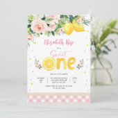 Invitation d'anniversaire Douce Lemonade (Debout devant)