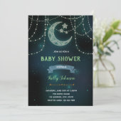 Invitation d'anniversaire douche céleste (Debout devant)
