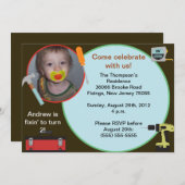 Invitation d'anniversaire d'outil (Devant / Derrière)