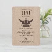 Invitation d'anniversaire Dragon & Viking (Debout devant)