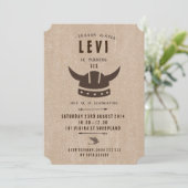 Invitation d'anniversaire Dragon & Viking (Debout devant)
