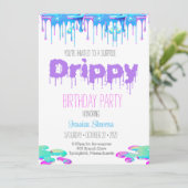 Invitation d'anniversaire Drippy (Debout devant)