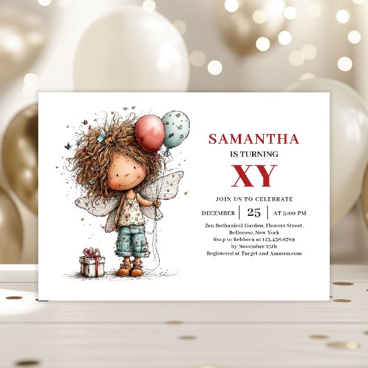 Invitation d'anniversaire drôle et ludique pour un