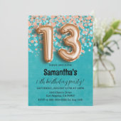 Invitation d'anniversaire du 13e Rose (Debout devant)