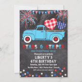 Invitation d'anniversaire du 4 juillet - TOUS ÂGES (Devant)