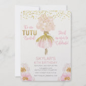 Invitation d'anniversaire du ballet afro-américain (Devant)