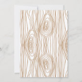 Invitation d'anniversaire du camping (Dos)