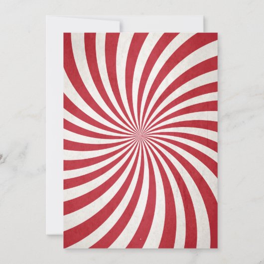 Invitation d'anniversaire du Carnaval (Dos)