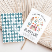 Invitation d'anniversaire du Carnaval | Anniversai