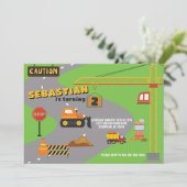 Invitation d'anniversaire du chantier (Debout devant)