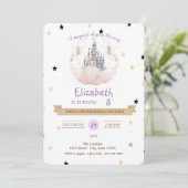 Invitation d'anniversaire du château de la princes (Debout devant)