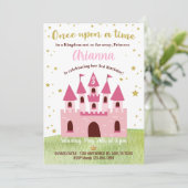 Invitation d'anniversaire du château du Royaume de (Debout devant)