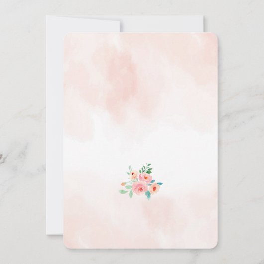 Invitation d'anniversaire du cheval (Dos)