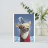 Invitation d'anniversaire du chien de fête (Debout devant)