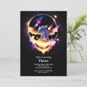 Invitation d'anniversaire du dragon (Debout devant)