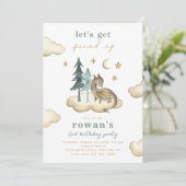 Invitation d'anniversaire du dragon | Invitation D (Debout devant)