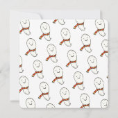 Invitation d'anniversaire du fantôme d'Halloween (Dos)