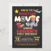 Invitation d'anniversaire du film (Devant)