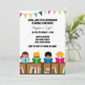 Invitation d'anniversaire du livre (Debout devant)