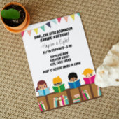 Invitation d'anniversaire du livre