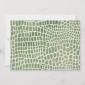 Invitation d'anniversaire du marais | Invitation d (Dos)