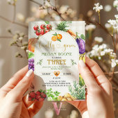 Invitation d'anniversaire du marché agricole culti