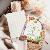 Invitation d'anniversaire du marché agricole culti