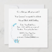 invitation d'anniversaire du Movie Star (Dos)