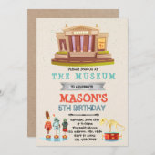 Invitation d'anniversaire du musée (Devant / Derrière)