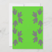 Invitation d'anniversaire du parc mondial Dinosaur (Dos)