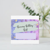 Invitation d'anniversaire du parc Trampoline, fête (Debout devant)