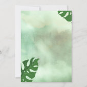 Invitation d'anniversaire du perroquet (Dos)