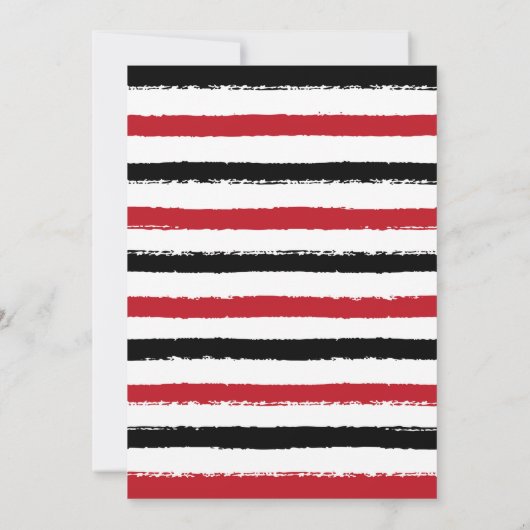 Invitation d'anniversaire du pirate (Dos)