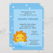 Invitation d'anniversaire du soleil (Devant / Derrière)