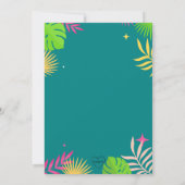 Invitation d'anniversaire du surf (Dos)