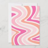 Invitation d'anniversaire du surf | Girl Surfing (Dos)