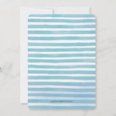 Invitation d'anniversaire du train (Dos)