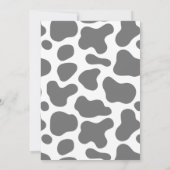 Invitation d'anniversaire d'une ferme de trois-I-E (Dos)