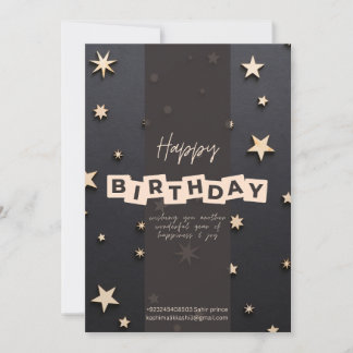 Invitation d'anniversaire éditables