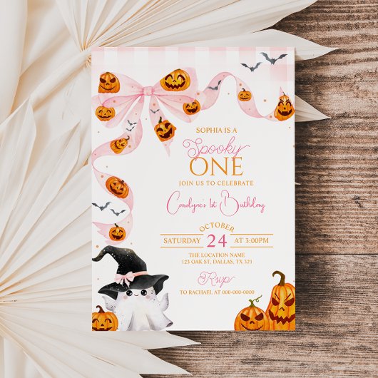 Invitation d'anniversaire éffrayant un Halloween