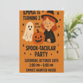 Invitation d'anniversaire éffrayante | Fête d'Hall (Debout devant)