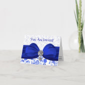 Invitation d'anniversaire élégante (Devant)