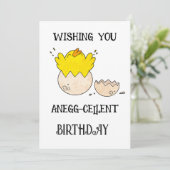 Invitation d'anniversaire élégante | Personnalisab (Debout devant)