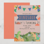 invitation d'anniversaire enfant, enfants (Devant / Derrière)