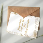 Invitation d'anniversaire étape en feuille d'or